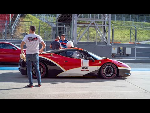 Igazi Pálya Versenyautóval a Ringen ! | Ferrari 458 Challenge tesztvezetés | élményvezetés.hu