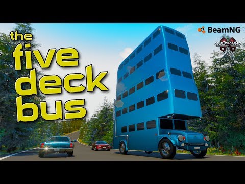 Building a Stupidly Tall Bus | Automation / BeamNG