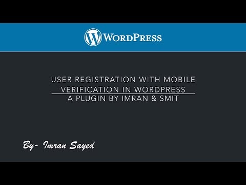 User Registration with Mobile OTP Verification in WordPress