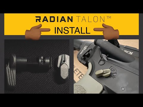 RADIAN TALON SAFETY SELECTOR (45/90) INSTALL (easy+detailed install)