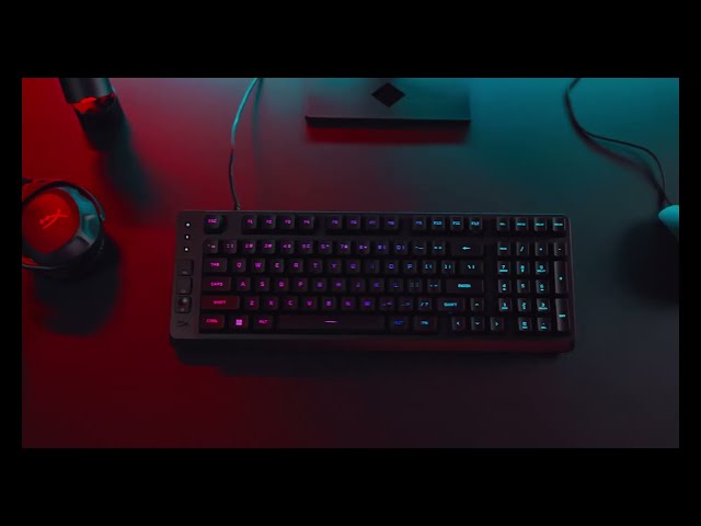 Teclado HyperX Eve 1800 de membrana compacto Layout ES iluminación RGB y teclas multimedia video