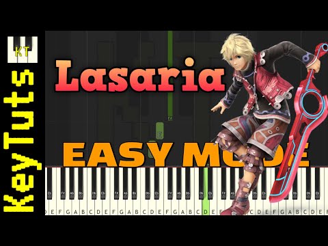 Lasaria [Xenoblade Chronicles] - Easy Mode [Piano Tutorial] (Synthesia)