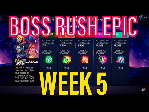 Summer Smackdown Epsilon Epic | Marvel Contest Of Champions