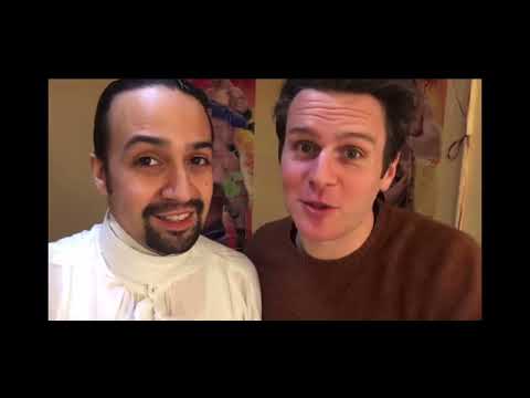 Lin Manuel Miranda and Jonathan Groff being gay (but their straight)