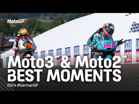 Moto2 & Moto3 2024 第10戦ドイツGP(ザクセンリンク) 決勝レースハイライト動画