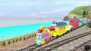 Casey Jr. Toy Circus on Japan Railway Station ~ The Happy Railroading