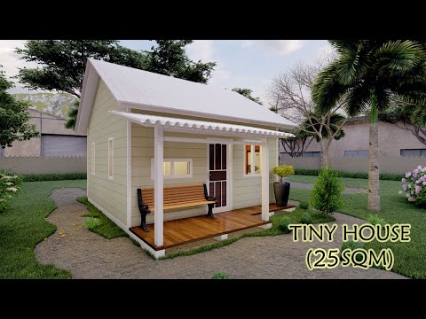 TINY HOUSE 5x5 METER | SMALL HOUSE (25 SQM) | Mini Casa Economical