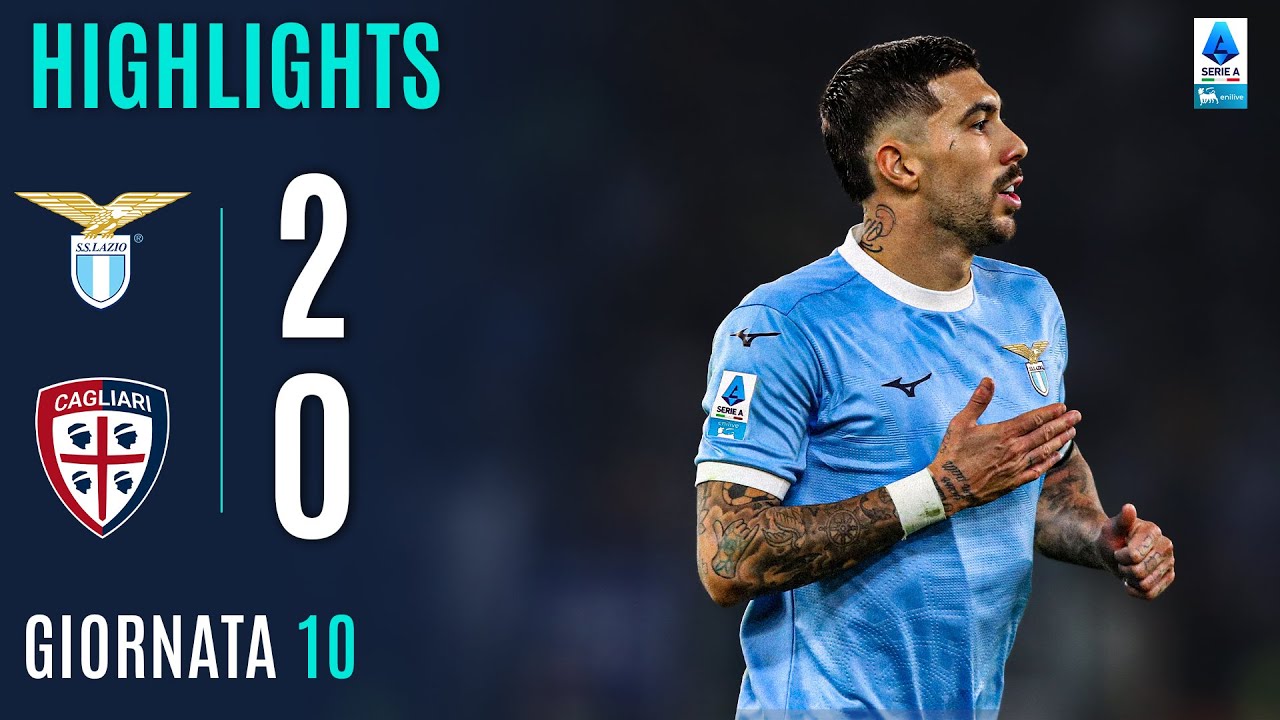 LAZIO-CAGLIARI 2-1 | HIGHLIGHTS | 10ª GIORNATA | SERIE A ENILIVE 2025/26