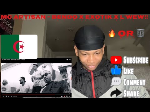 Algerian Rap Reaction Mc Artisan - Bendo ft. (Exotik, L'Wew) | LMERicoTv Reaction