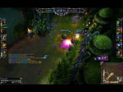 Fantastic Rengar Gank Delayed Quadra Kill and Juke! Epic!