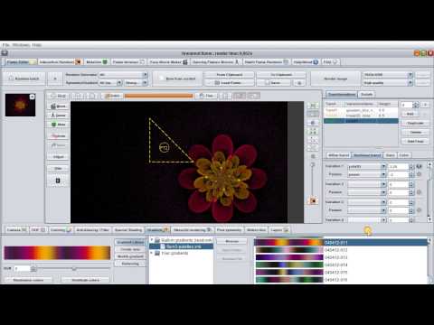 JWildfire video tutorial 02: flowerz and layerz in 2D
