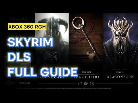 How to Install Skyrim DLC on modded Xbox 360 RGH console | Full Tutorial + Title Update Guide