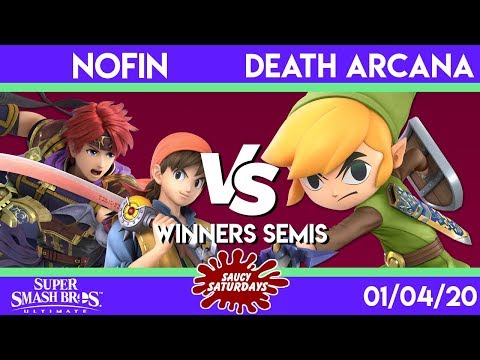 Saucy Saturdays #13 - nofin (Roy, Hero) VS. Death Arcana (Toon Link) - W. Semis - Smash Ultimate