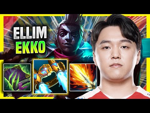 ELLIM DESTROYING WITH EKKO! - AF Ellim Plays Ekko JUNGLE vs Nidalee! | Preseason 2022