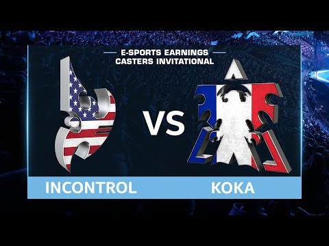 StarCraft 2 - iNcontroL vs. Koka (PvT) - EsportsEarnings Casters Invitational - Group A LB QM