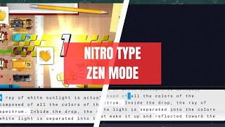 Nitro Type Zen Mode Plugin - Install Now Free Forever #nitrotype #hack