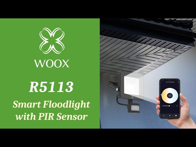 woox Floodlight wifi led 20w pir 1600lm ip44