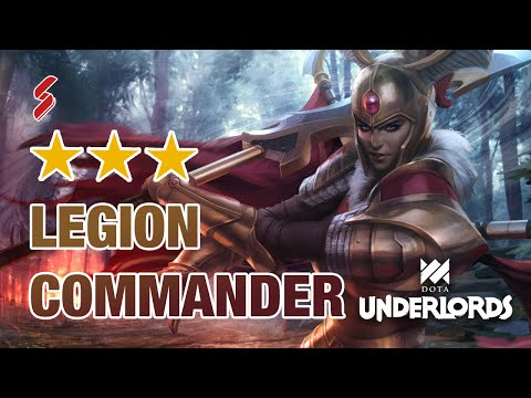 Full Knight Build | ★★★ Legion Commander | Dota Underlords Builds | Stream on 11/10/2020