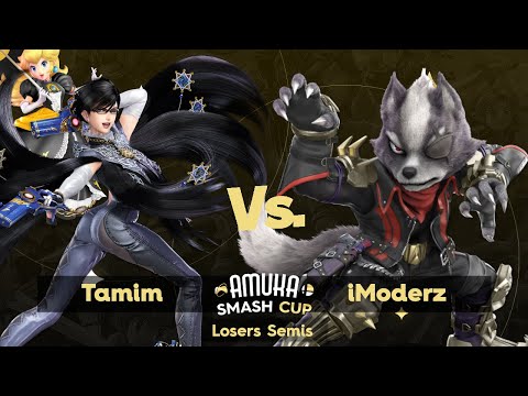 The Amuka Smash Cup - Tamim (Bayonetta/Peach) Vs. 716 | iModerz (Wolf) Losers Semis
