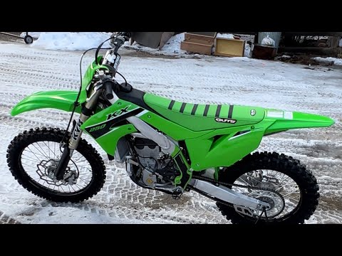 2023 Kawasaki kx250 first start #kawasaki #motocross #kx250f #kx250 #supercross