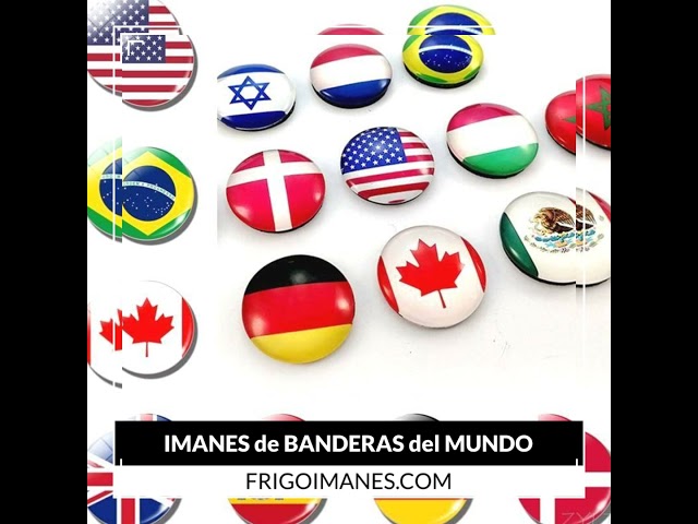 Vídeo relacionado con BDM - Imán para Nevera metálico con Bandera de España - Modelo 2