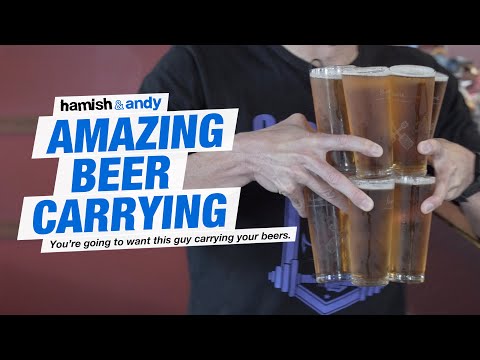 Amazing Beer Carrying | Hamish & Andy