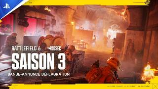BATTLEFIELD 6 - Bande-annonce Déflagration - Saison 3 - 4K | PS5
