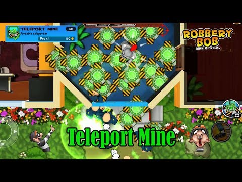 Robbery Bob : Teleport Mine || Gameplay Walkthrough