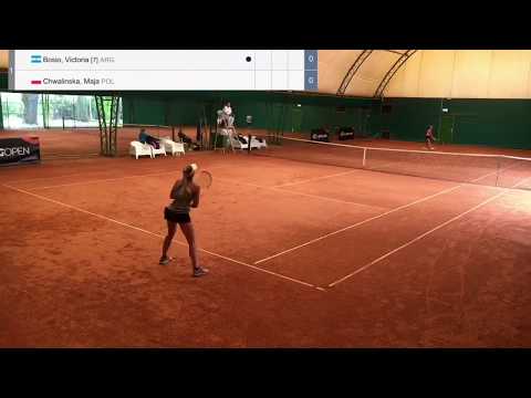 WSG Open 2018 - Victoria BOSIO (ARG) vs. Maja CHWALINSKA (POL)