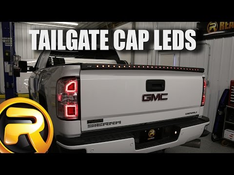 Anzo LED Tailgate Cap on a 2015 GMC Sierra 2500