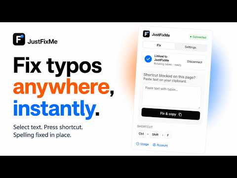 JustFixMe 공식 영상 미리보기