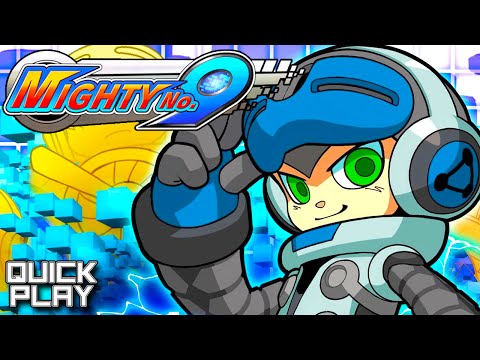 Quick Play - Mighty No. 9 Kickstarter Beta - Military Base Level First Impressions! (PC)