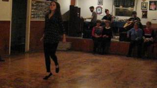 Sarah MacInnis Stepdancing at West Mabou Family Square Dance February 11, 2017