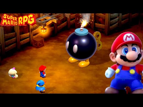 El juego del dios de Mario donde solo aparecen enemigos impactantes - Super Mario RPG Remake - Parte 2