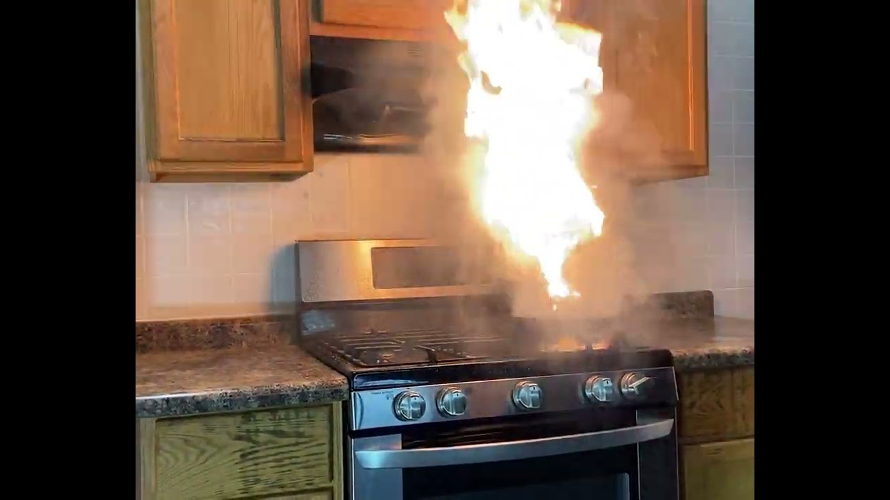 FireBot 10 Inch Cooking Pan at 24 Inch Height