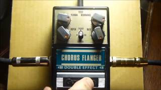 Video thumbnail for Guyatone PS-023 Chorus Flanger Vibrato Guitar Effect Pedal by Sharpie the Parrot