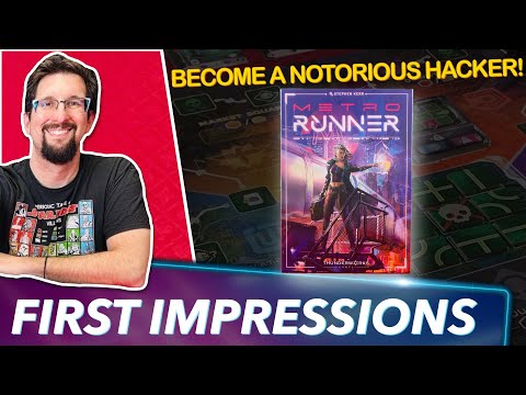 Metrorunner Board Game First Impression Review