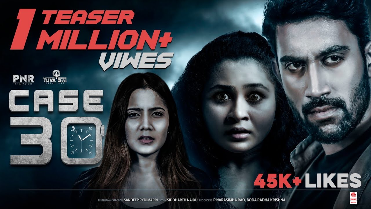 CASE30 Teaser | Siddharth Naidu | Shamili Uniyal | Tanvi Gaawade | Sandeep Pydimarri