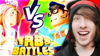 IAMSANNA VS HYPER! Reaction Roblox RB Battles Cham