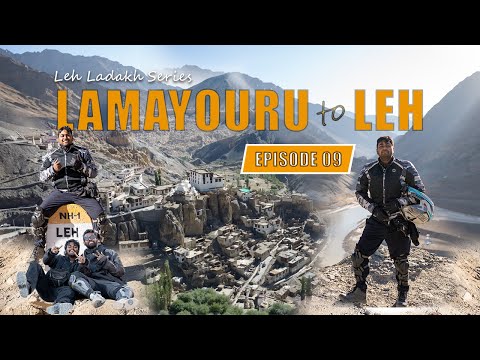 Leh Ladakh Episode 09 Lamayouro to Leh | Monastery, Sangam point, Magnetic Hill | Cinematic journey
