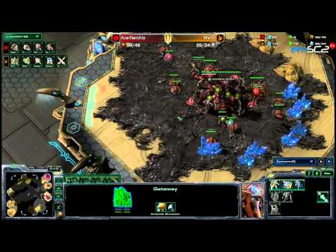 ZvP - Nerchio vs Word - Starcraft 2 1080p HD polski komentarz Heart of the Swarm