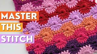 How to Crochet the Daisy Stitch in 15 Minutes 🌼 (aka Catherine Wheel)