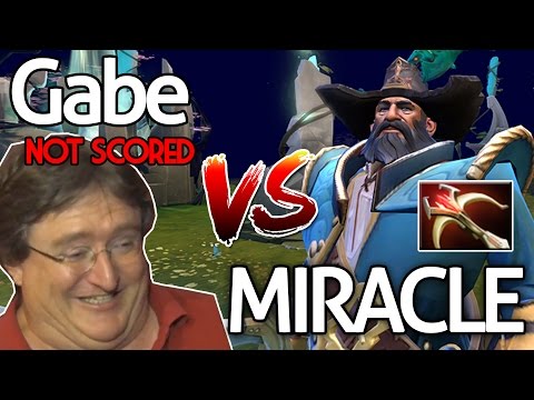 Miracle- Kunkka Tryhard VS SingSing Tiny ft Gabe is Real Funny Game Ever Dota2