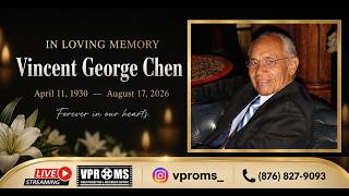 Thanksgiving Service for the Life of Vincent George Chen