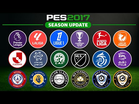 PES 2017 I New Emblems For Clubs & Leagues 2026 - Compatible With All Patches