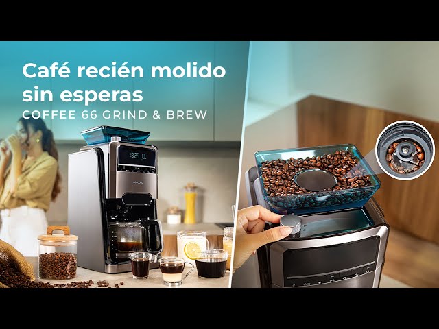 Filterkaffeemaschine Cecotec Coffee 66 Grind & Brew 1,5L 12 Tassen Kegelmahlwerk 7 Stufen video