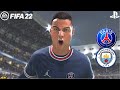 FIFA 22 PS5 - Man City vs PSG Ft.[Ronaldo&Haaland]4k Gameplay