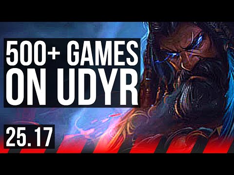 UDYR vs AATROX (TOP) | 5/1/10, 500+ games | KR Master | 25.17