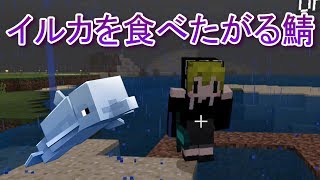 【計画性のないマイクラ実況】鯖がイルカを食べる...？