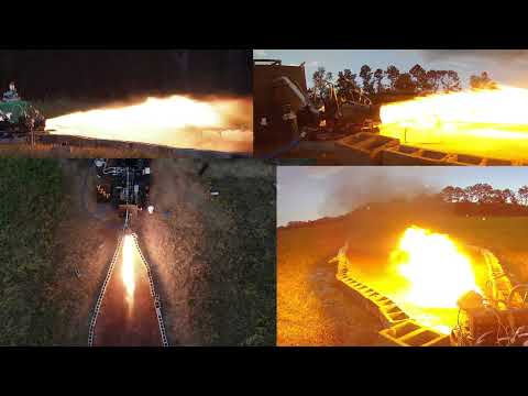 Hot fire test of YJSP's Regeneratively cooled engine Elysium